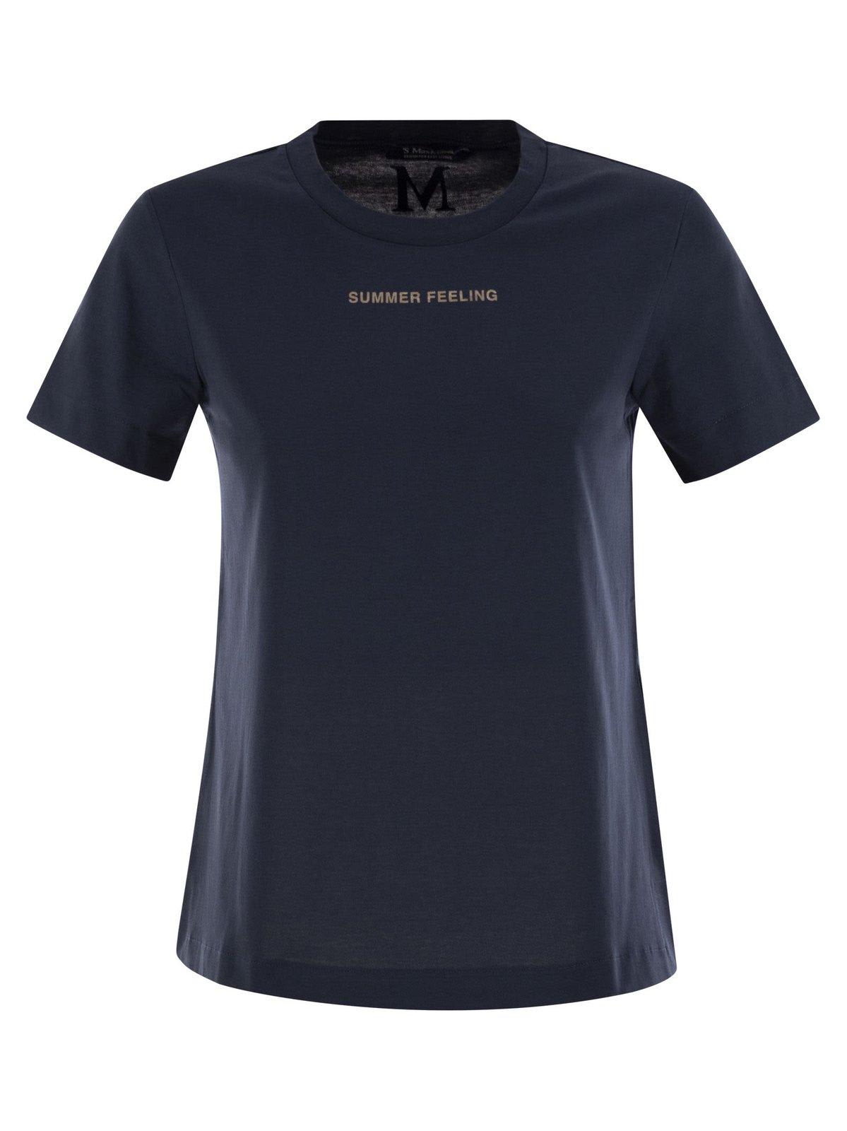'S Max Mara Lusso Crewneck Short-sleeved T-shirt