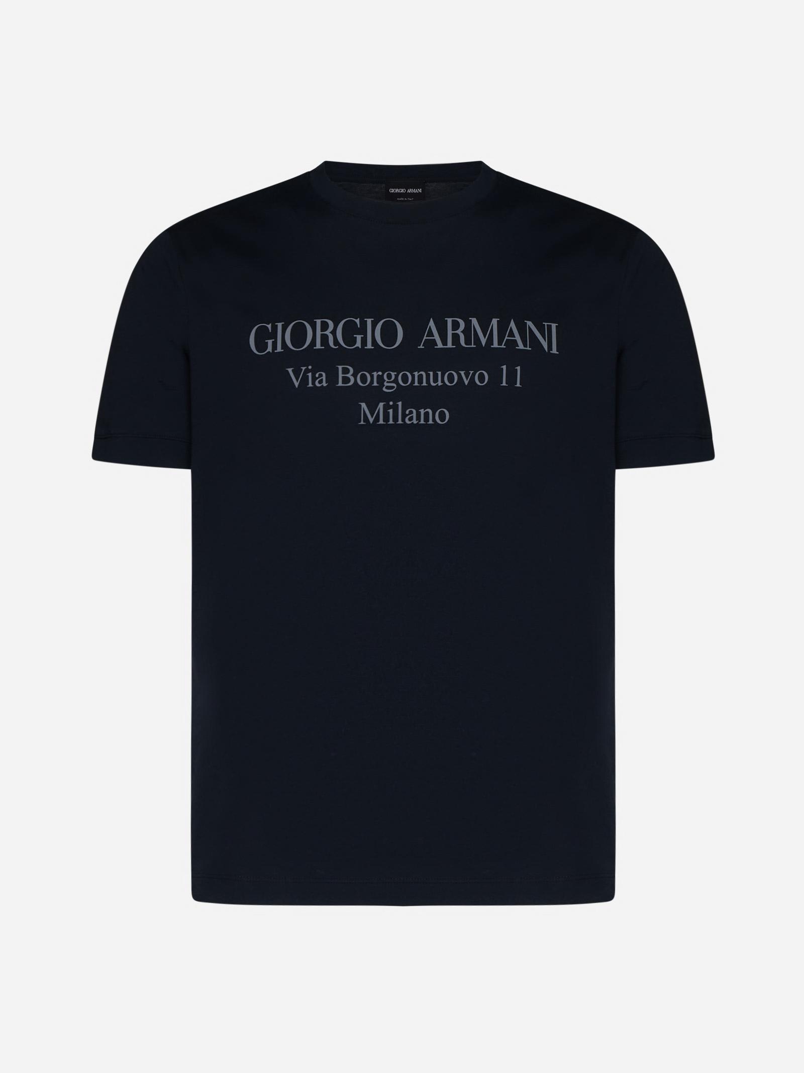 Giorgio Armani Logo Cotton T-shirt