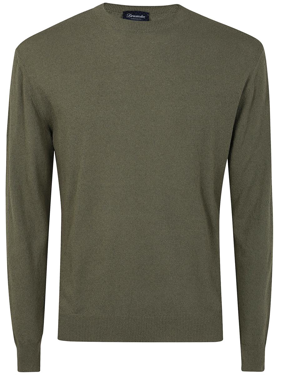 Drumohr Long Sleeves Round Neck Sweater Clothing