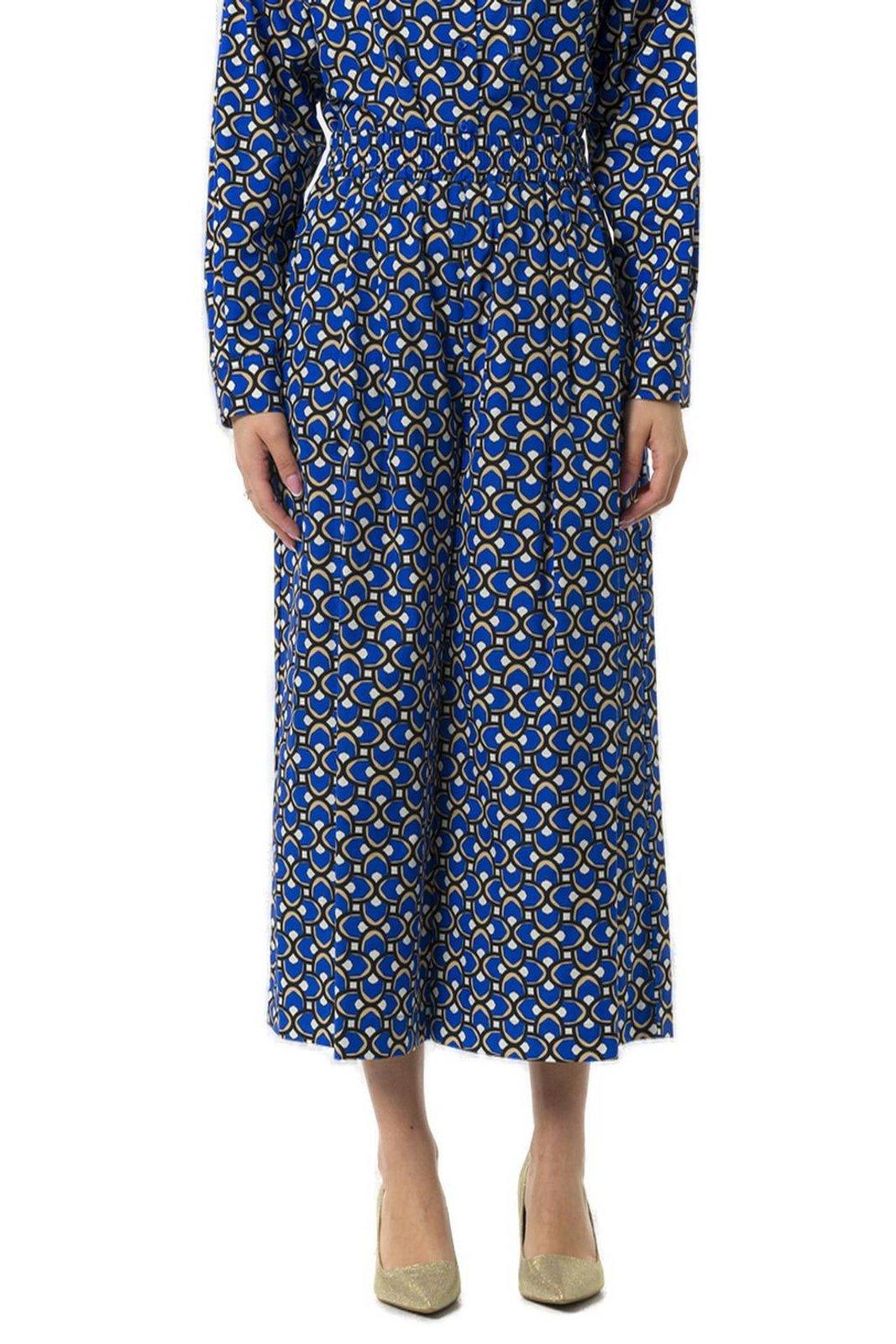 Weekend Max Mara All-over Patterned Wide Leg Pants
