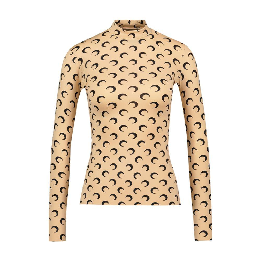Marine Serre Moon Jersey Second Skin T-Shirt