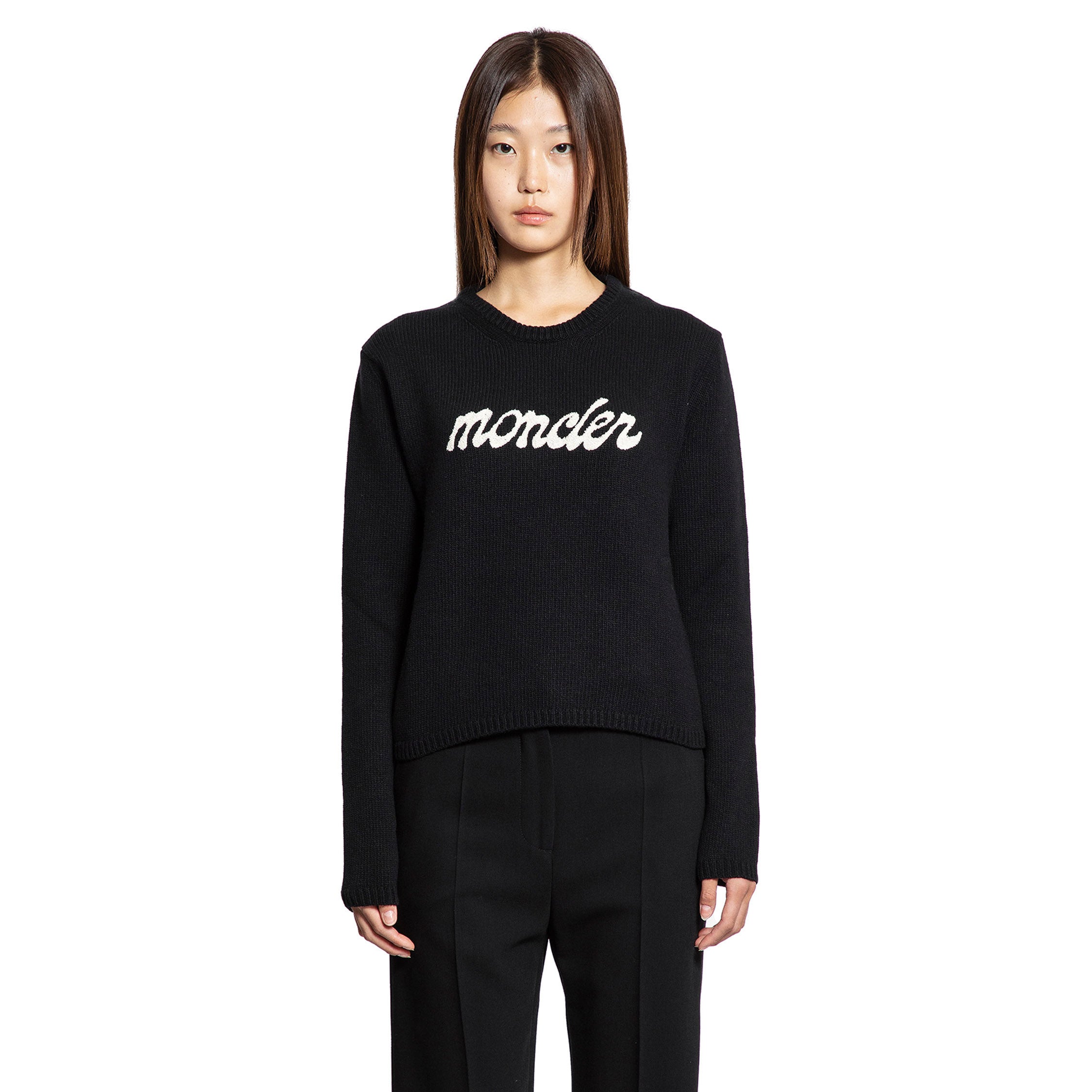 Embroidered Sweater in Wool and Cashmere