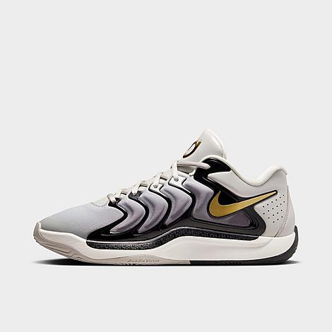 Nike Men's KD 17 Basketball Shoes in Light Iron Ore/Black/Sail Size: 10