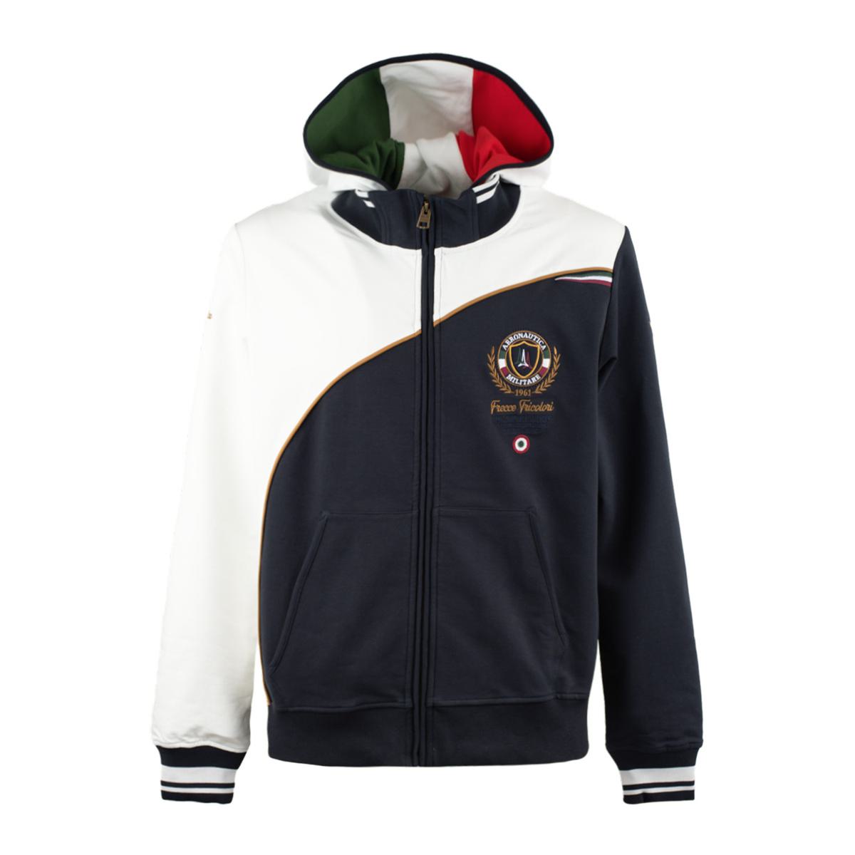 Aeronautica Militare Sweatshirt Color-Block Removable Hood