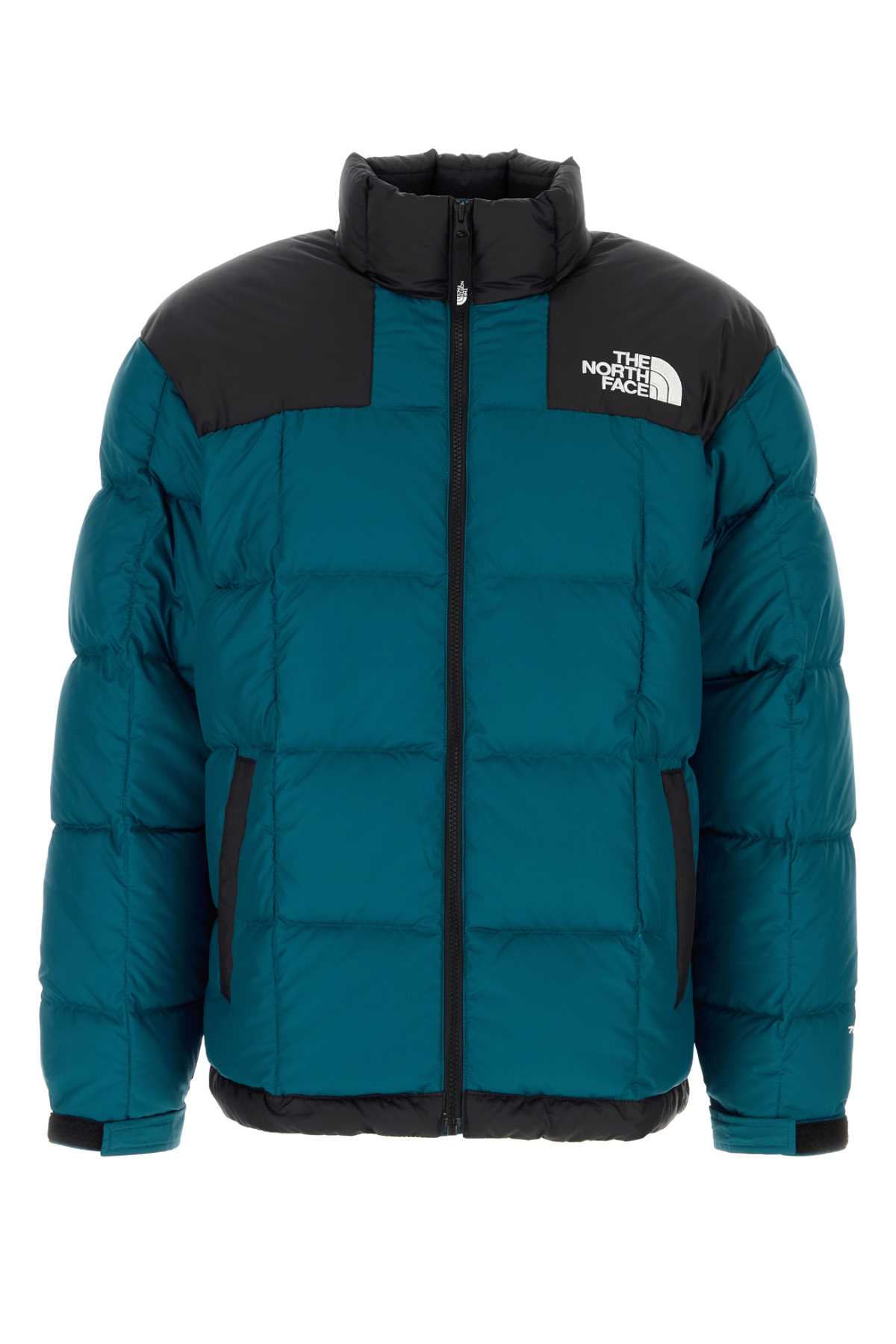 The North Face Petrol Blue Polyester Lhotse Down Jacket