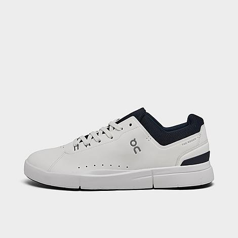 On Men's THE ROGER Advantage Casual Shoes in White/Midnight Size: 7.5