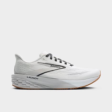 Brooks Men's Launch 11 Running Shoes in White/Grey/Black Size: 8.0