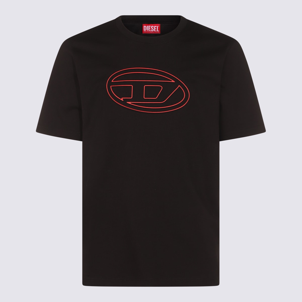Diesel Black Cotton T-shirt
