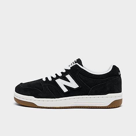 New Balance Big Kids 480 Casual Shoes in White/Black Size: 3.5