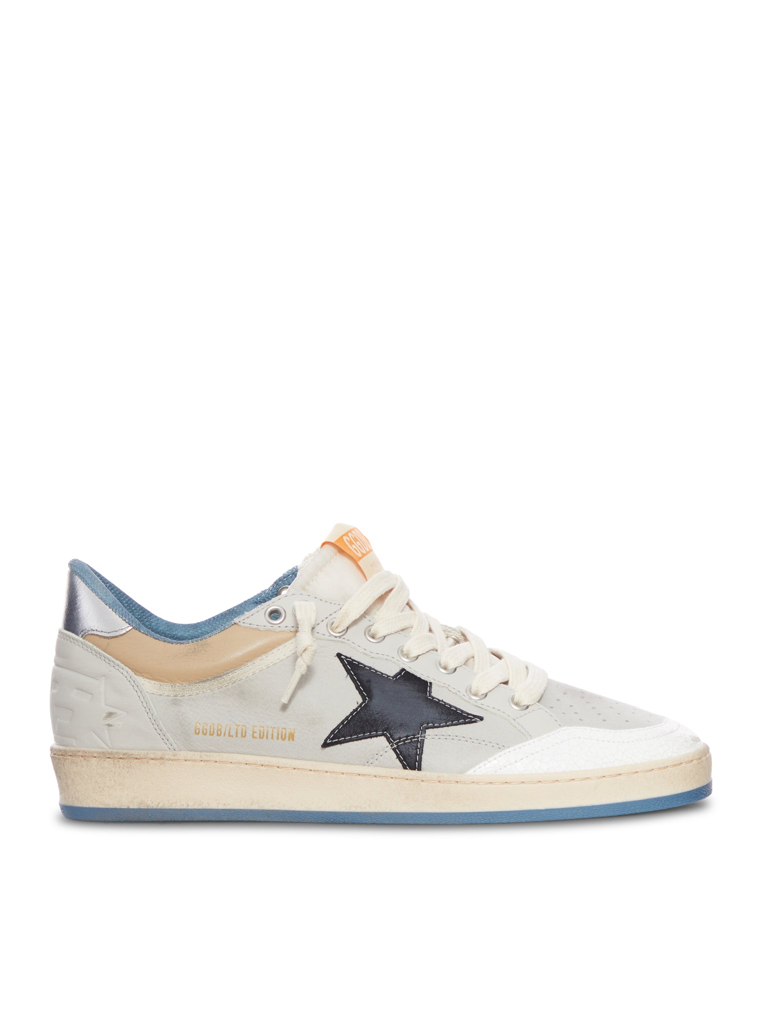 BALLSTAR SNEAKERS IN LEATHER AND RE-NYLON - Golden Goose Deluxe Brand - Man