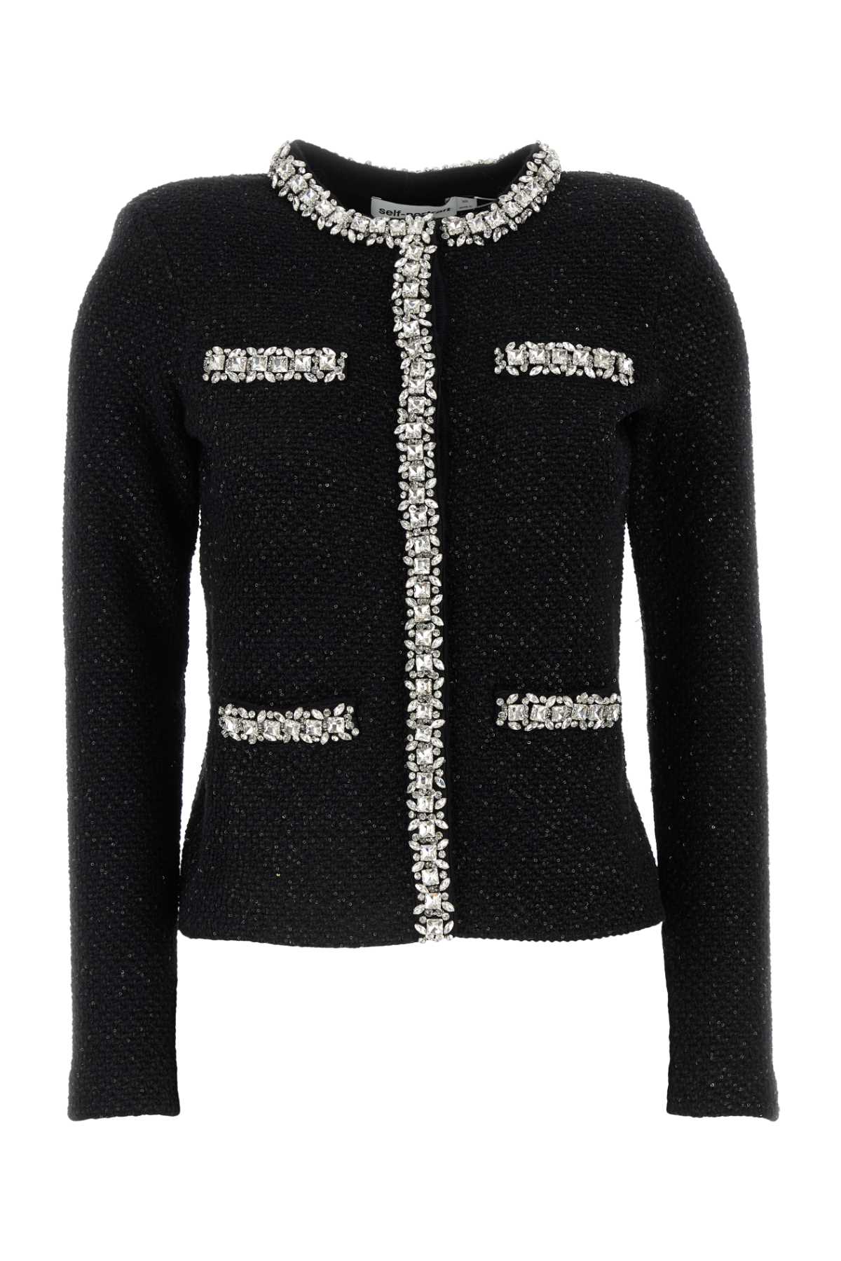 self-portrait Jeweled Cardigan