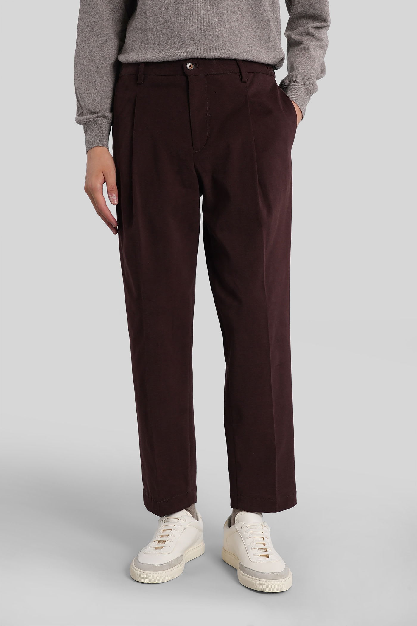 Briglia 1949 Courmayeurs Pants In Brown Cotton