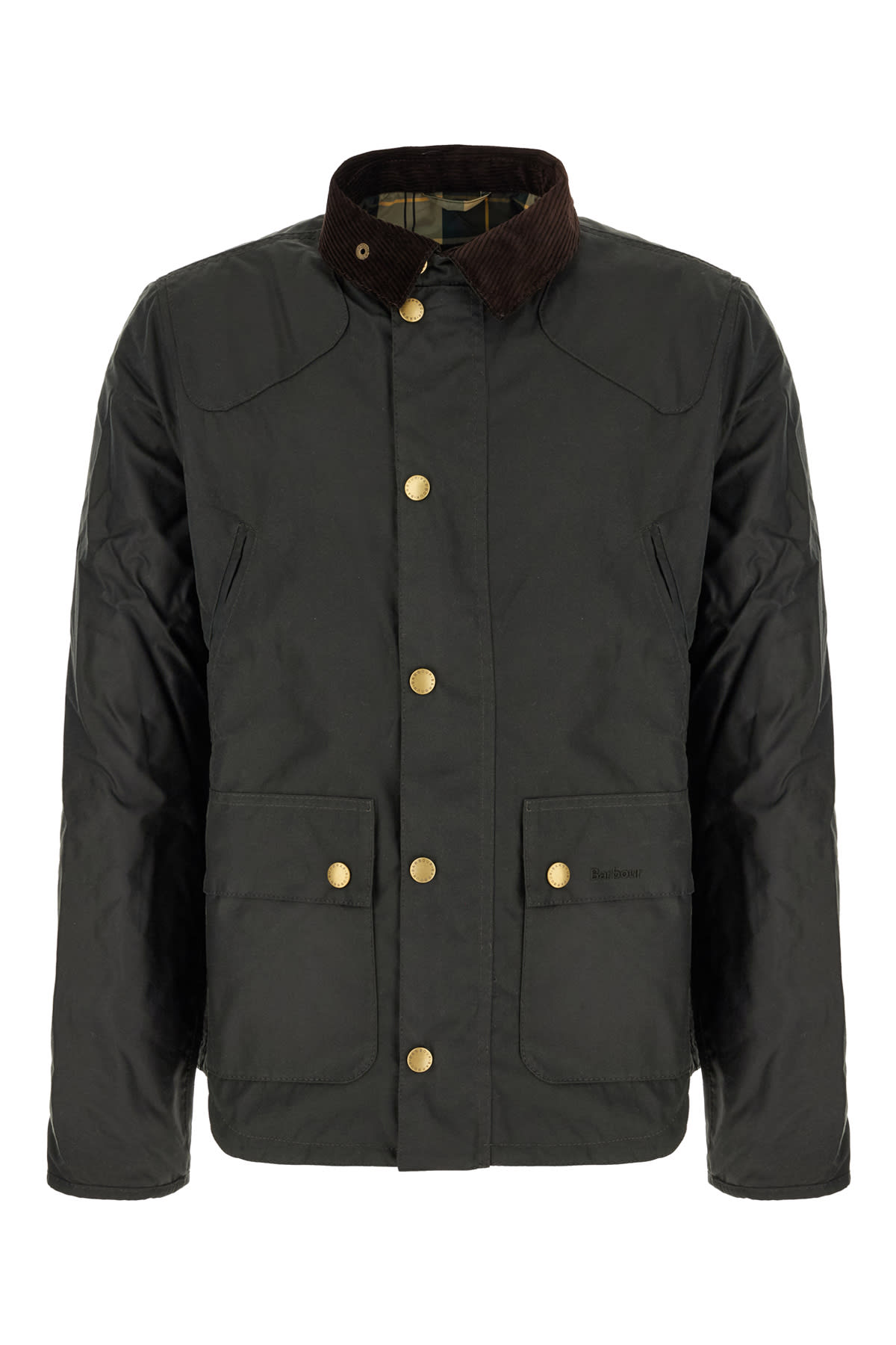 Barbour Bottle Green Cotton Reelin Jacket