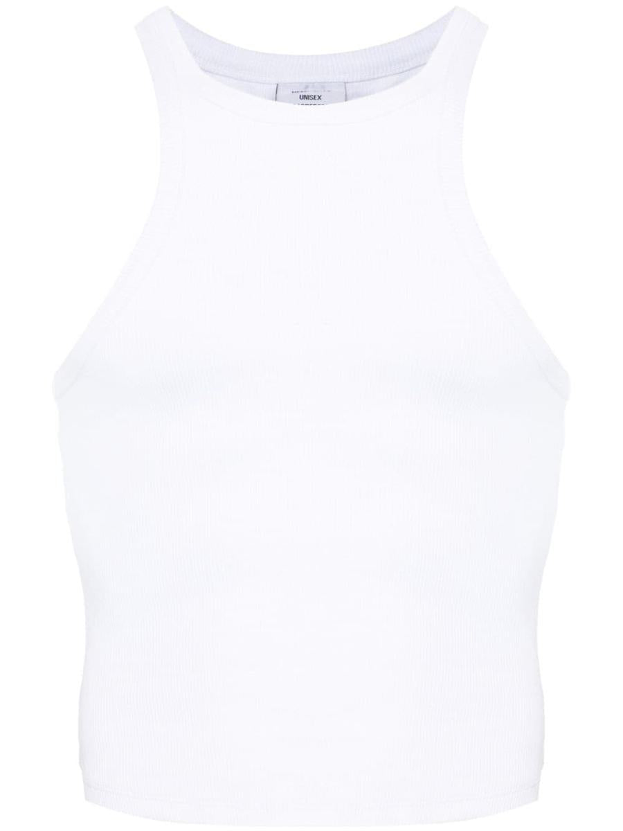 Vetements Logo Cotton Tank Top