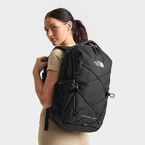 The North Face Jester Luxe Backpack (27L) in TNF BLACK/BURNT CORA Size: NOSIZE