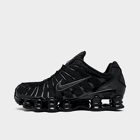Nike Men's Shox TL Casual Shoes in Black/Metallic Hematite/Max Orange Size: 7.5