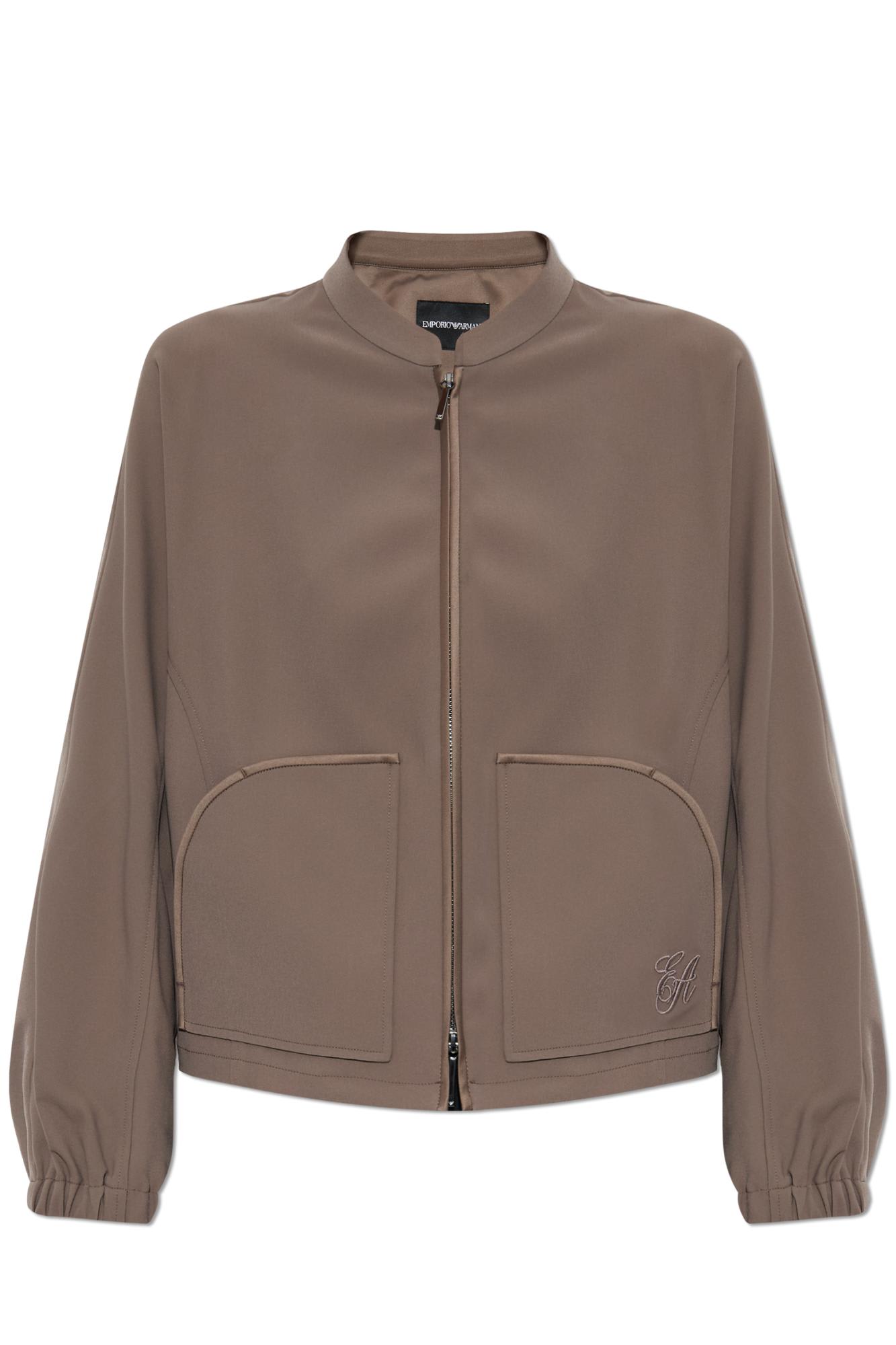 Emporio Armani Jacket With Embroidered Logo Emporio Armani