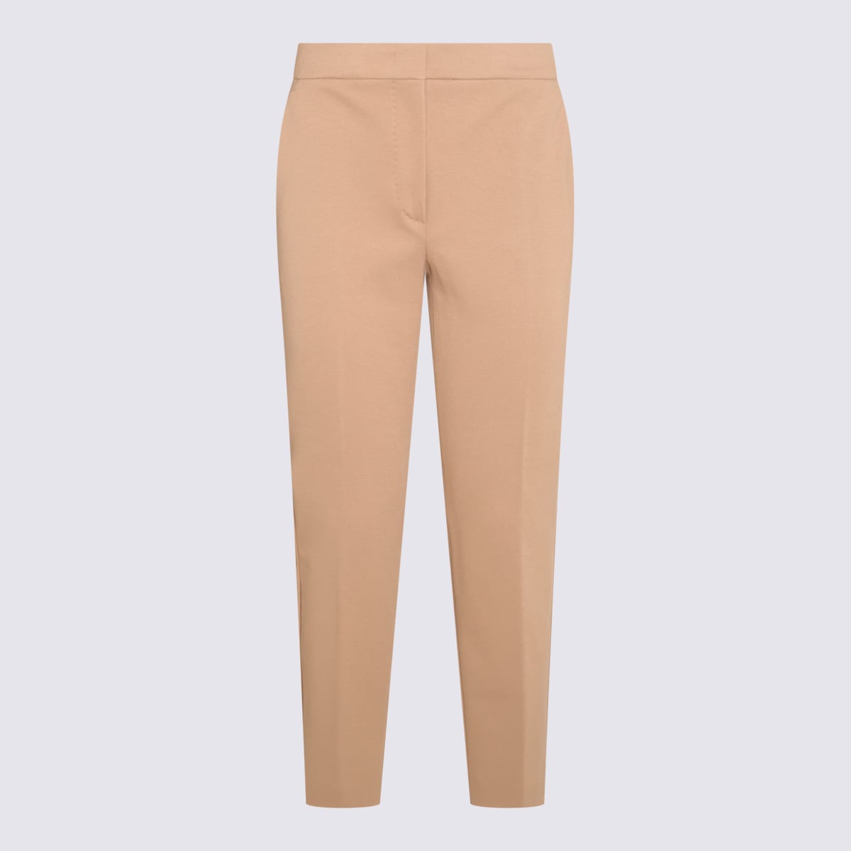 Max Mara Beige Cotton Pegno Pants