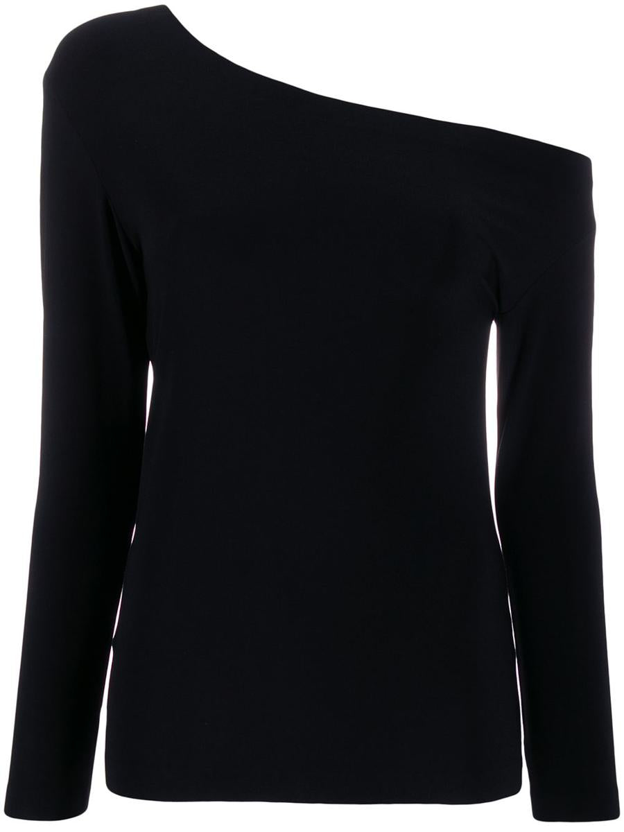 Norma Kamali Long Sleeves Drop Shoulder Top
