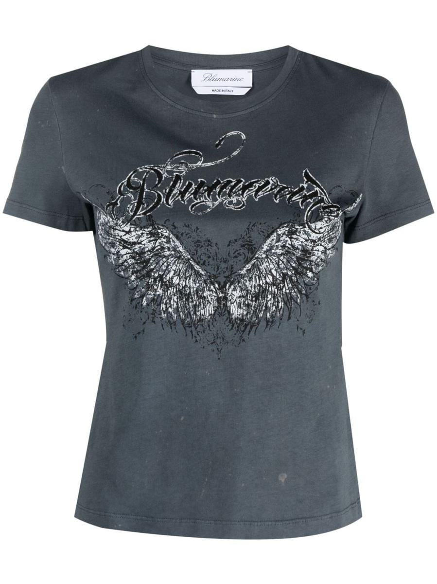Blumarine T-Shirt M/C St. Logo Clothing