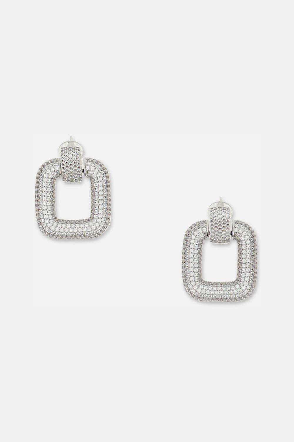 self-portrait Crystal Knocker Earrings