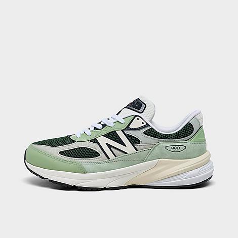New Balance Men's Made in USA 990v6 Casual Shoes in Avocado/Natural Mint Size: 8.0