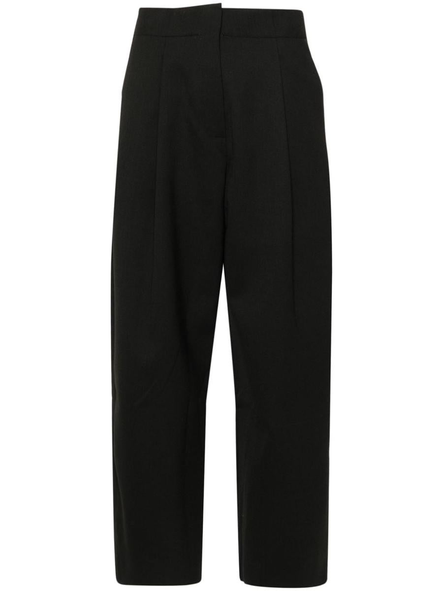 Studio Nicholson Wide Leg Cropped Trousers