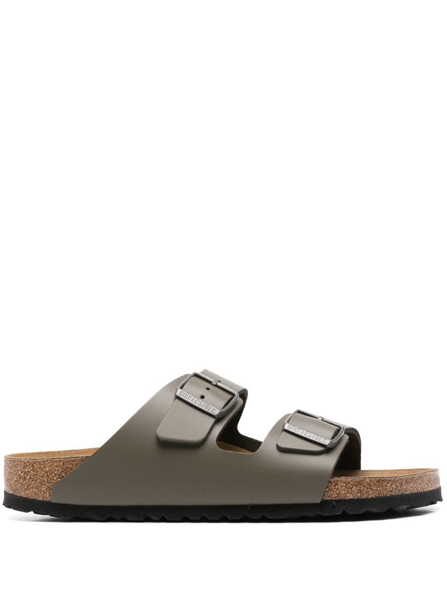 Birkenstock 亚利桑那 水泥灰 天然皮革鞋