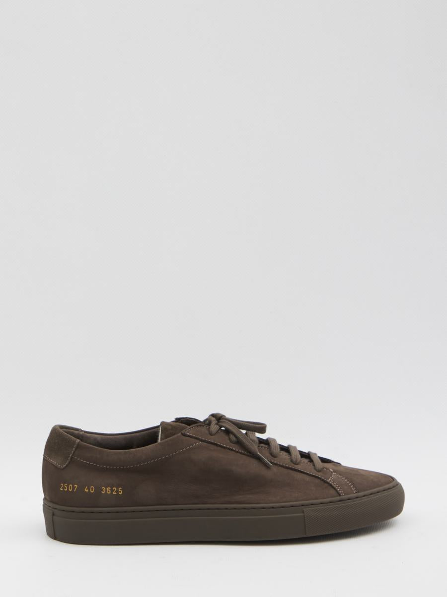 Achilles Sneakers In Moka Brown Nubuck