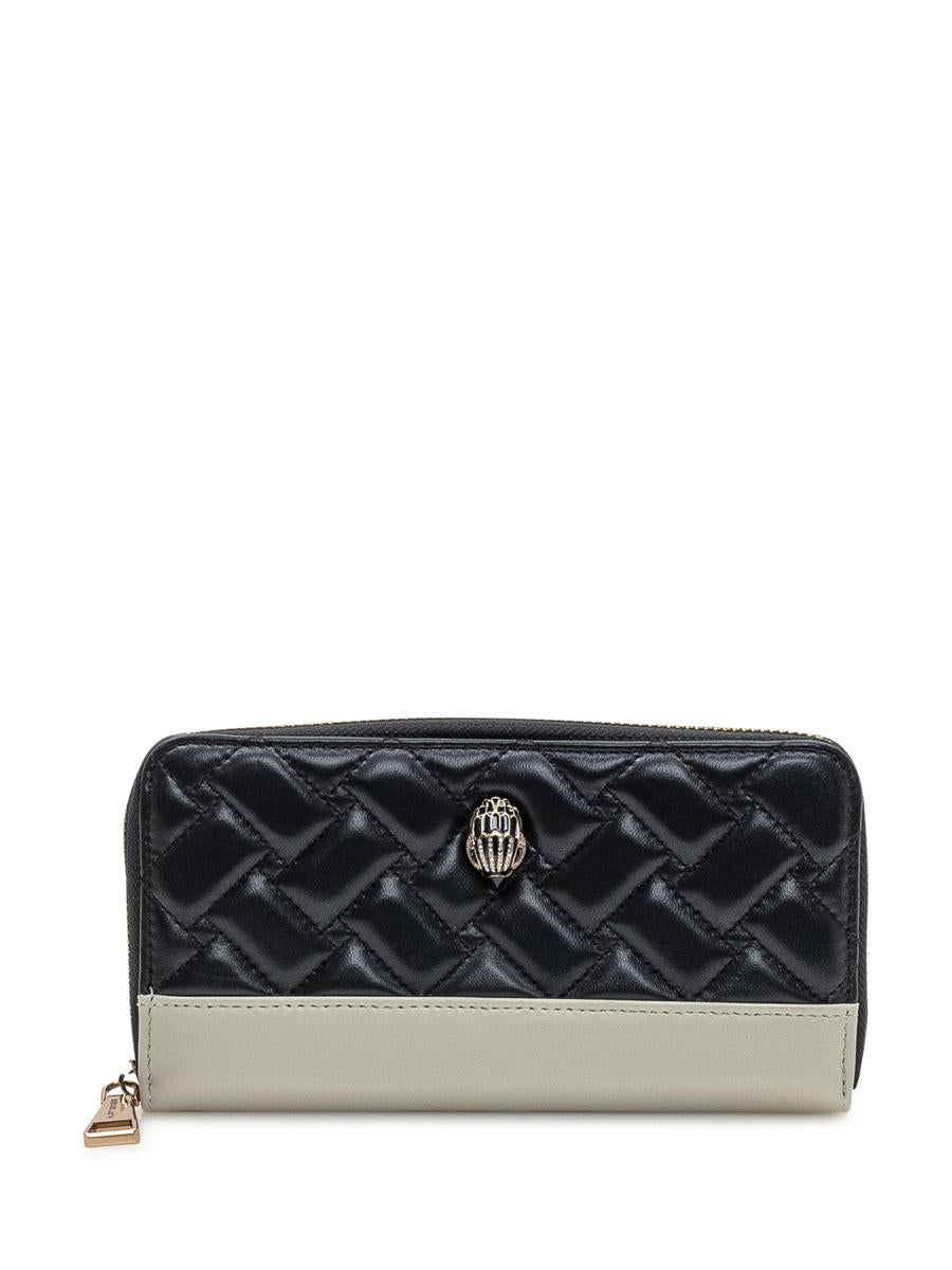 Kurt Geiger London Kurt Geiger Zip Wallet Quilted Bicolor