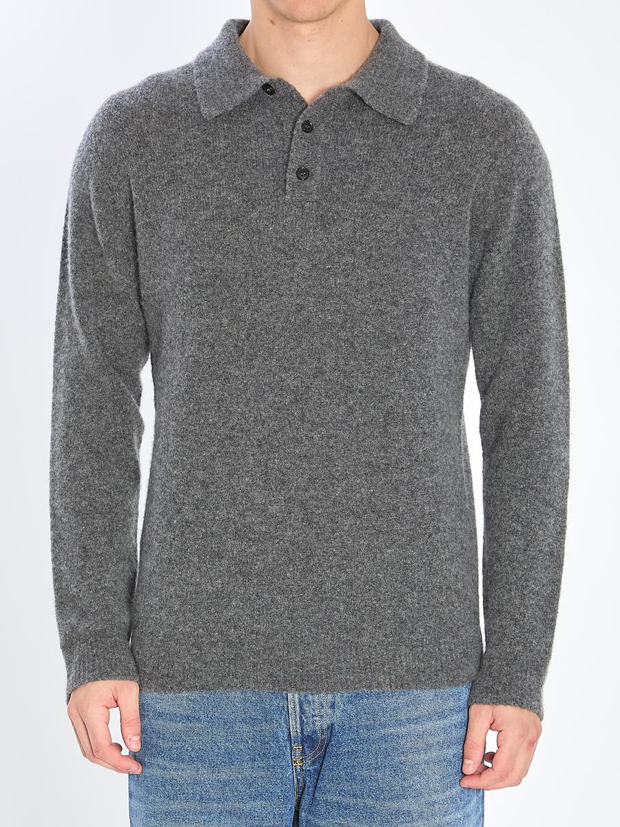 Cashmere Blend Polo Shirt