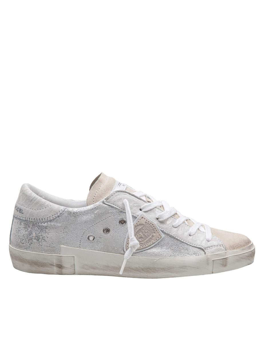 Philippe Model Sneakers In Laminated Leather