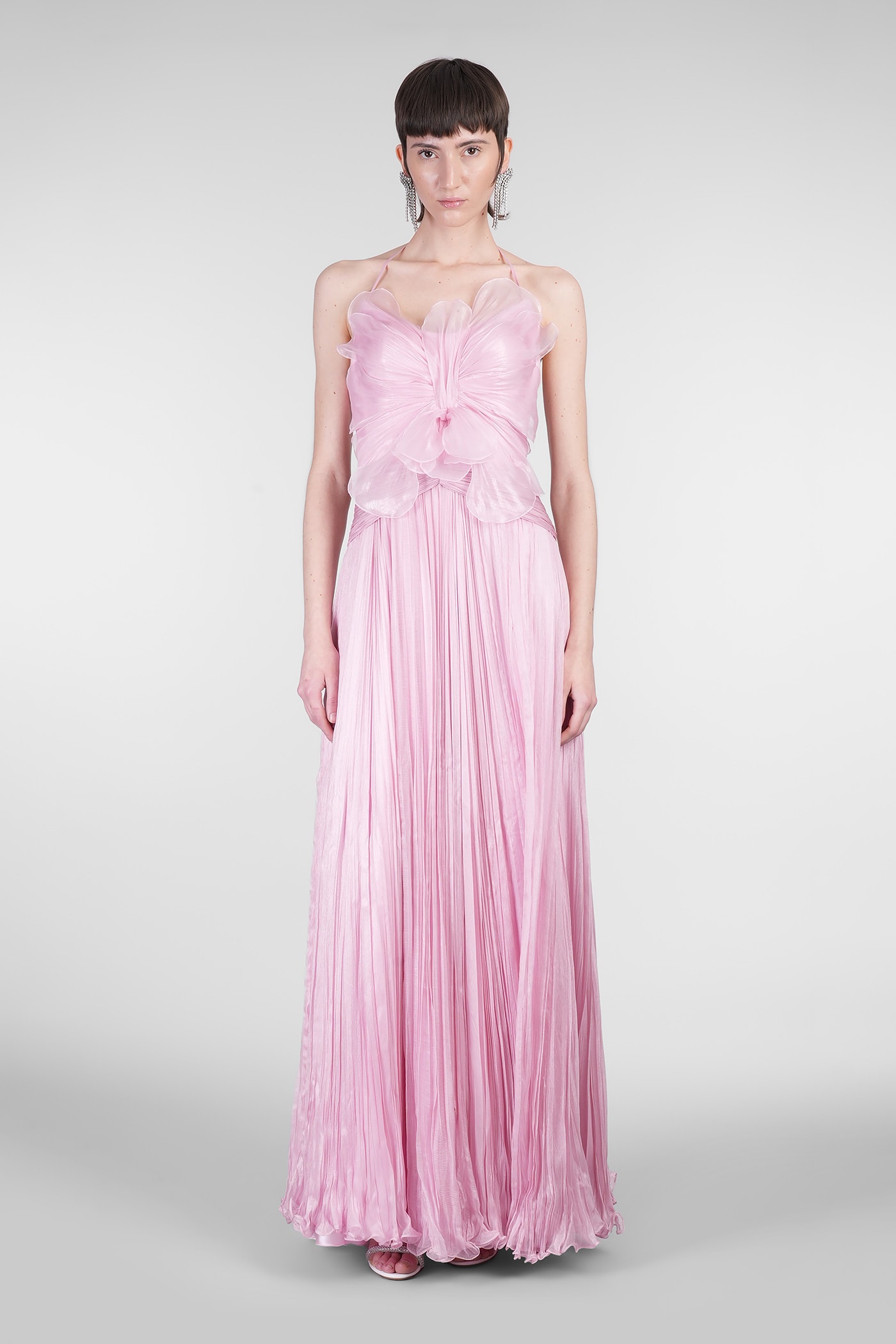 Iris Serban Narcisa In Rose-pink Silk