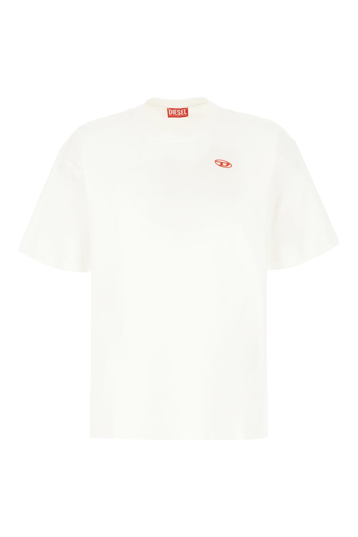 Diesel White Cotton T-shirt