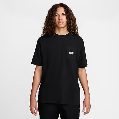 Nike Men's Sportswear AF1 Patch T-Shirt in Black Size: Medium