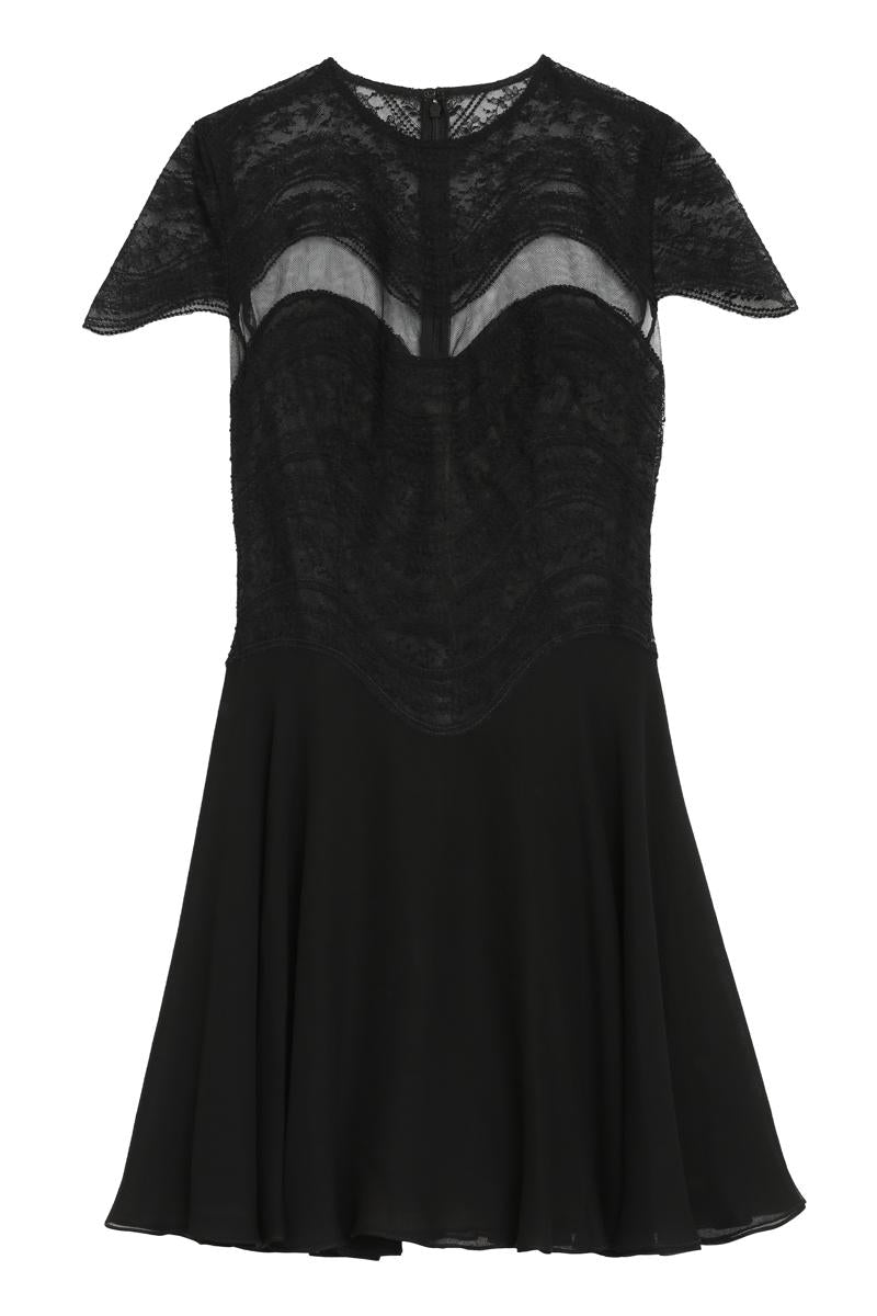 Costarellos Mangano Silk Georgette Dress