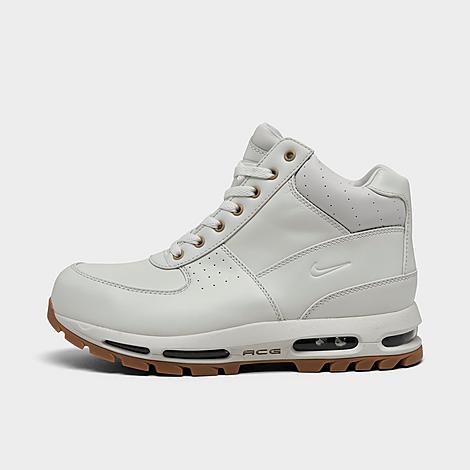 Nike Men's Air Max Goadome Boots in Summit White/Khaki/Gum Medium Brown Size: 8