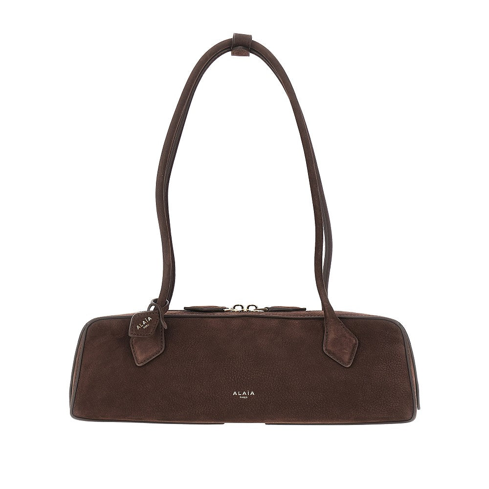 ALAIA Nubuck leather medium 'Le Teckel' bag Woman