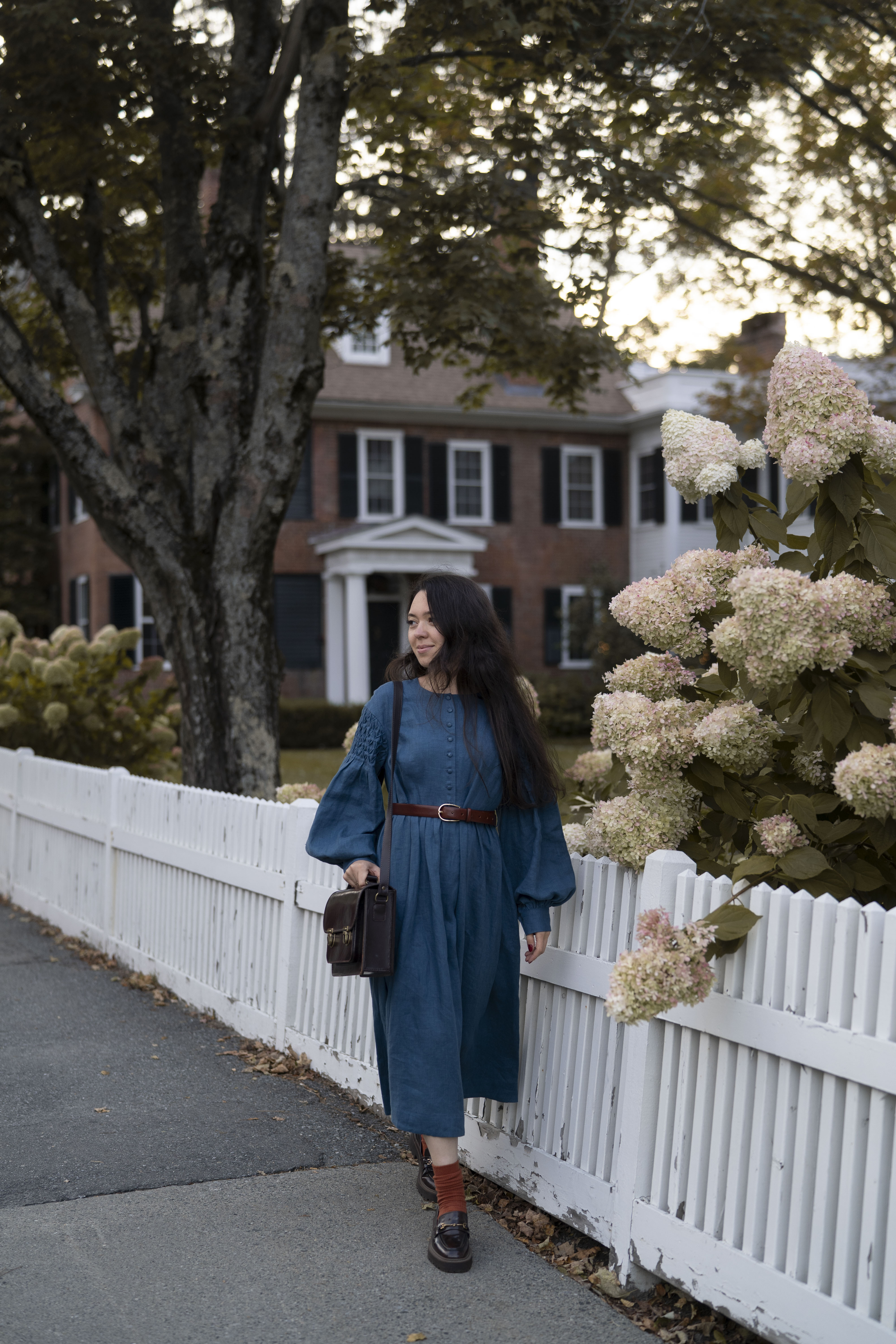 Beth'23 Oversized Dress with Long Sleeves | Linen dress