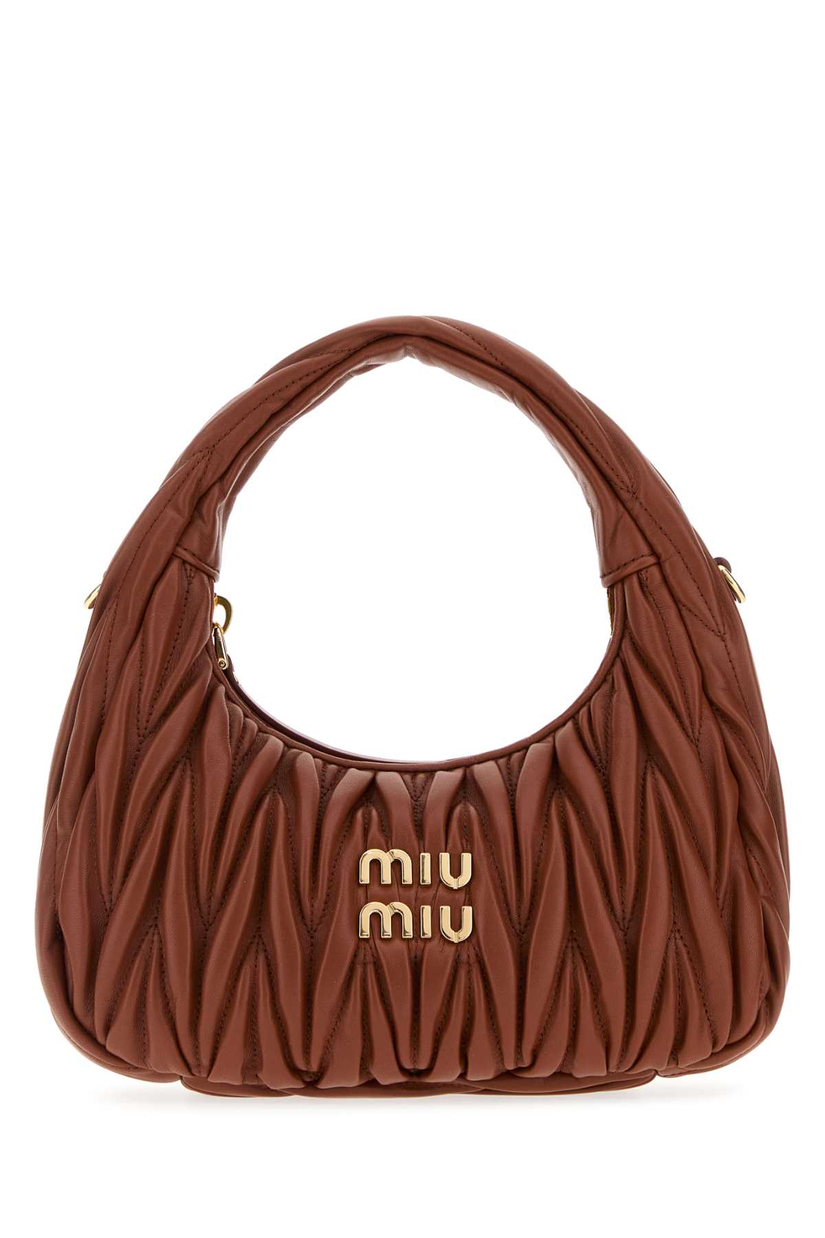 Miu Miu Copper Nappa Leather Wander Handbag