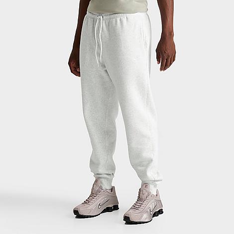 Nike Men's Club Fleece Premium Jogger Pants in Birch Heather/White Size: XS