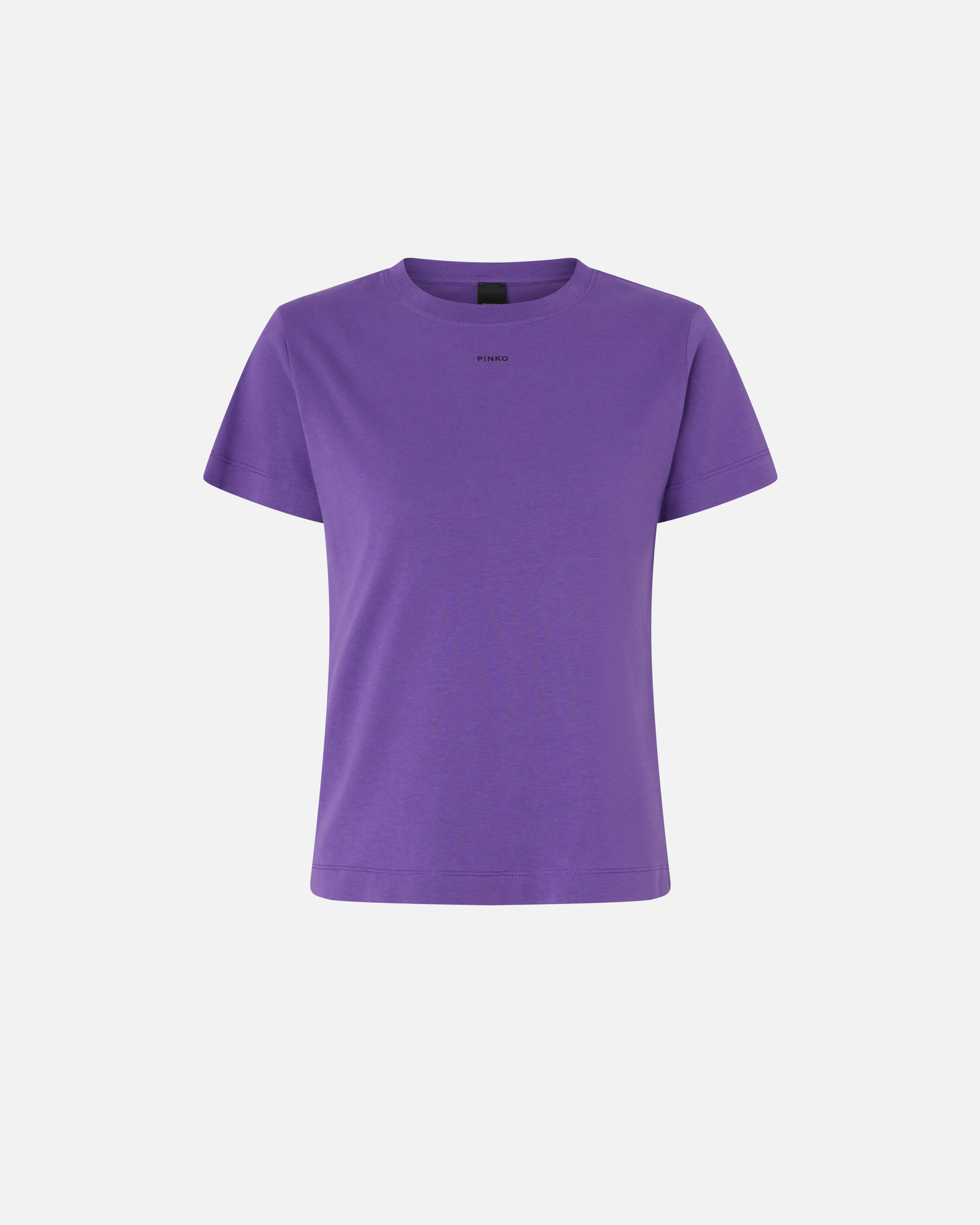 Pinko, T-shirt à logo imprimé, Violet royal, XS
