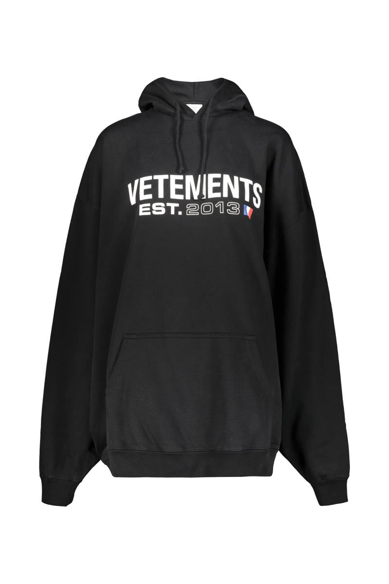 Vetements Flag Logo Hoodie Clothing