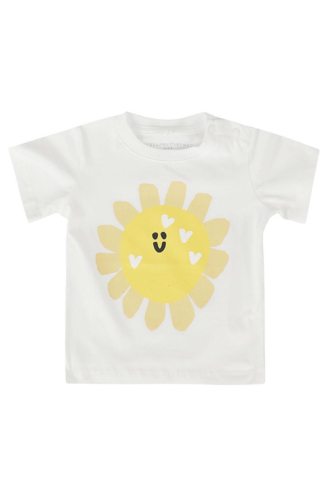 Stella McCartney Kids Sun-printed Crewneck T-shirt