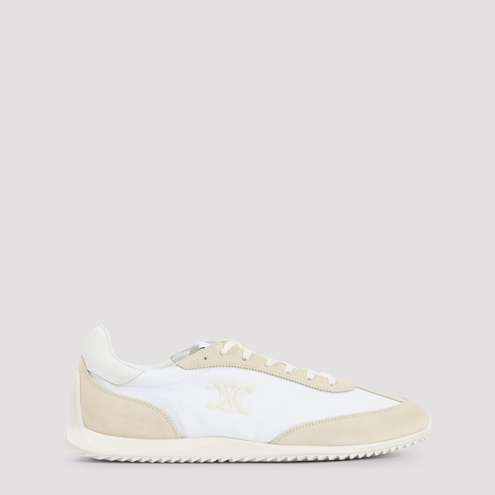 Celine Low Lace-up Sneakers With Triomphe