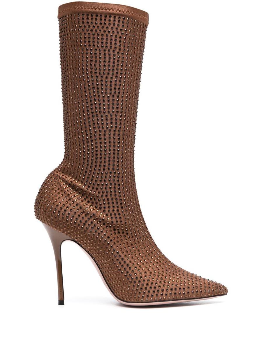 Gedebe Crystal Embellishment Heel Boots