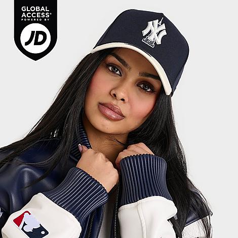 New Era New New York Yankees MLB Empire 9FORTY Snapback Hat in NAVY/CHROME