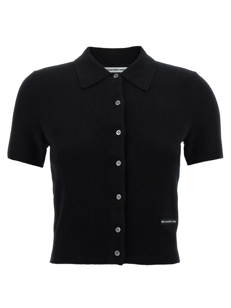 T By Alexander Wang Polo Cardigan