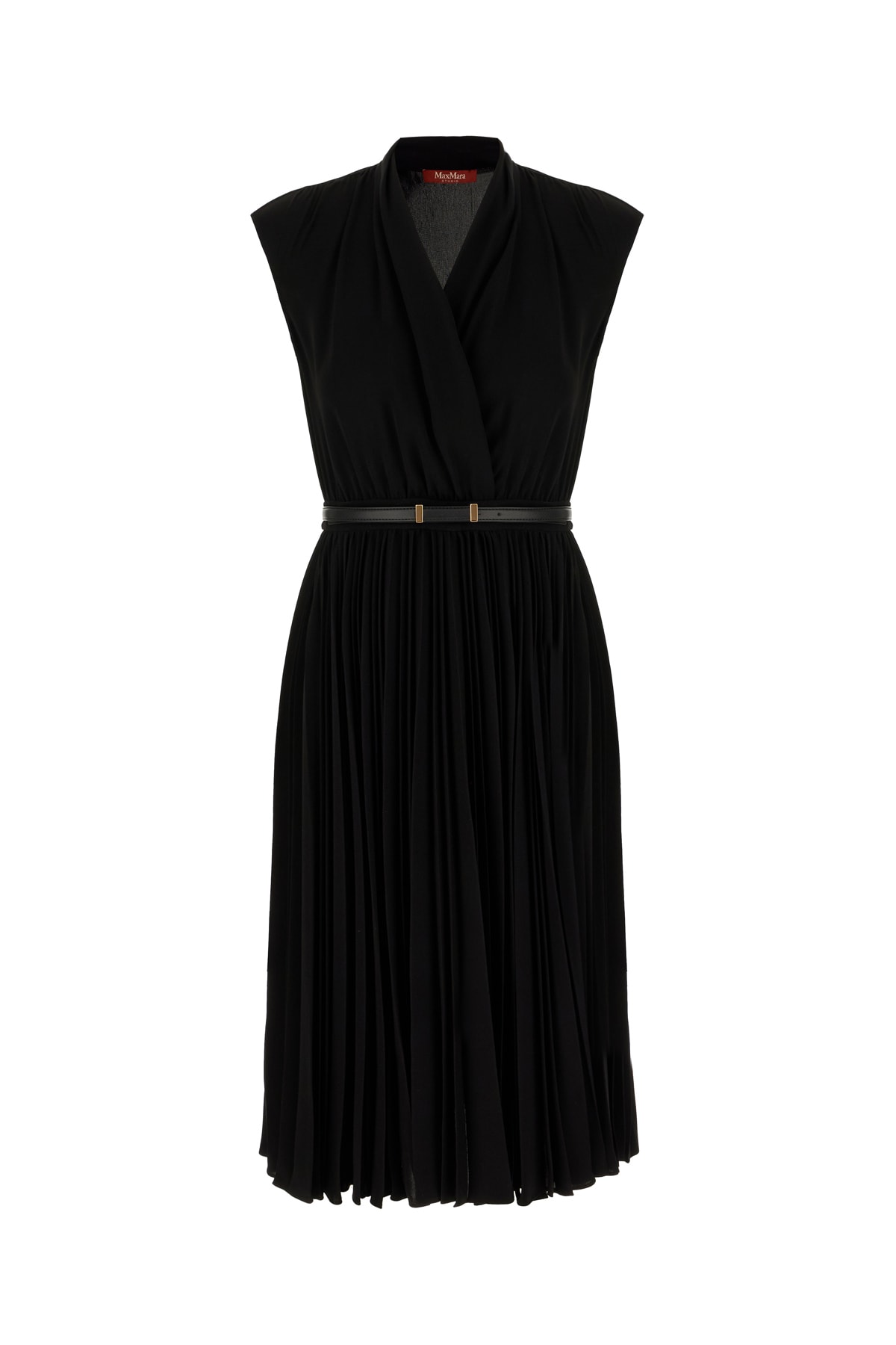 Max Mara Studio Black Triacetate Blend Dress