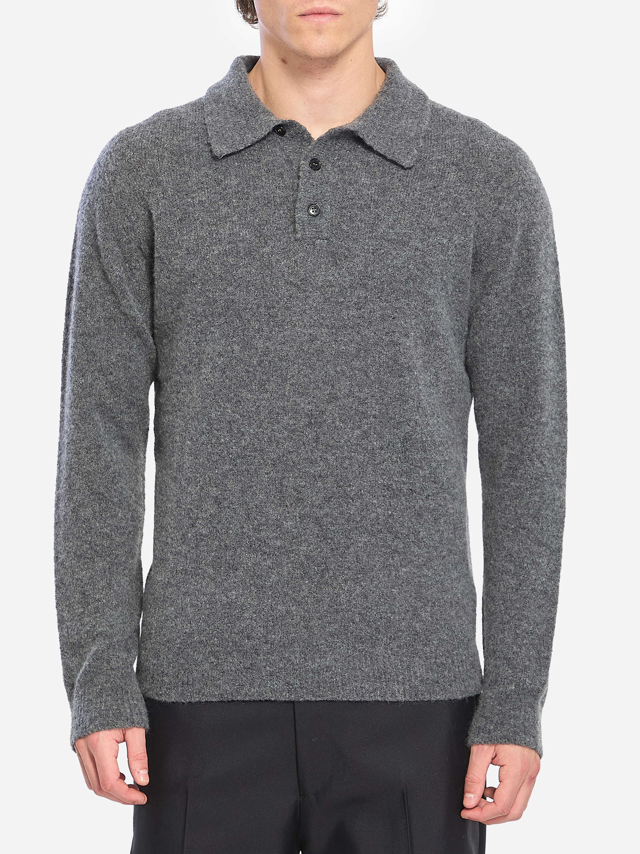 Cashmere blend polo shirt